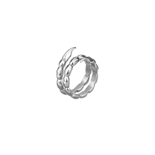 APOCALYPSE THREE DIMENSIONAL SCORPION TAIL SPIKE WINDING RING