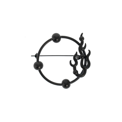 The Seven Deadly Sins- Lus Flame Shape Brooch