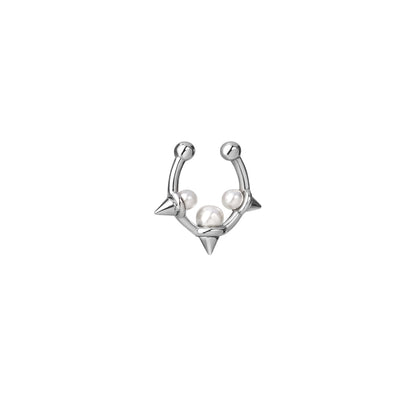 Y2B SERIES Pearl Stud Nose Ring/Ear Clip