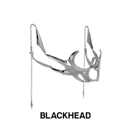 Intrusion Alien Face Jewelry/Lip Ring & Clip/Earring Set (Non-piercing)