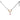 Flocked Antler Pendant Necklace