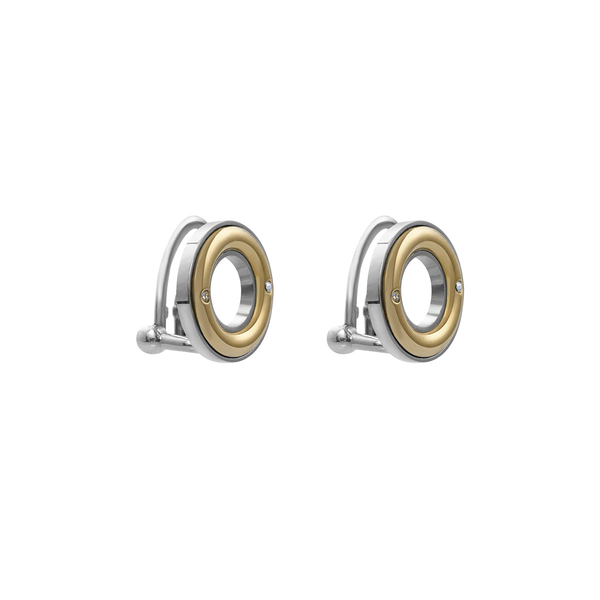 Gold and Silver Color Matching Whistle Candy Ear Clip