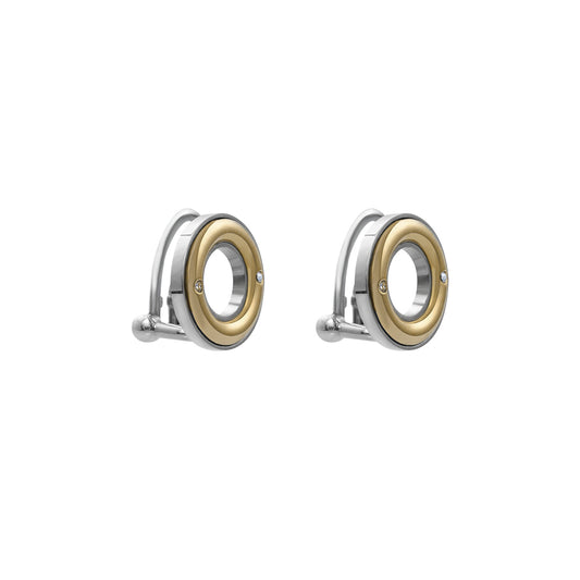 Gold and Silver Color Matching Whistle Candy Ear Clip