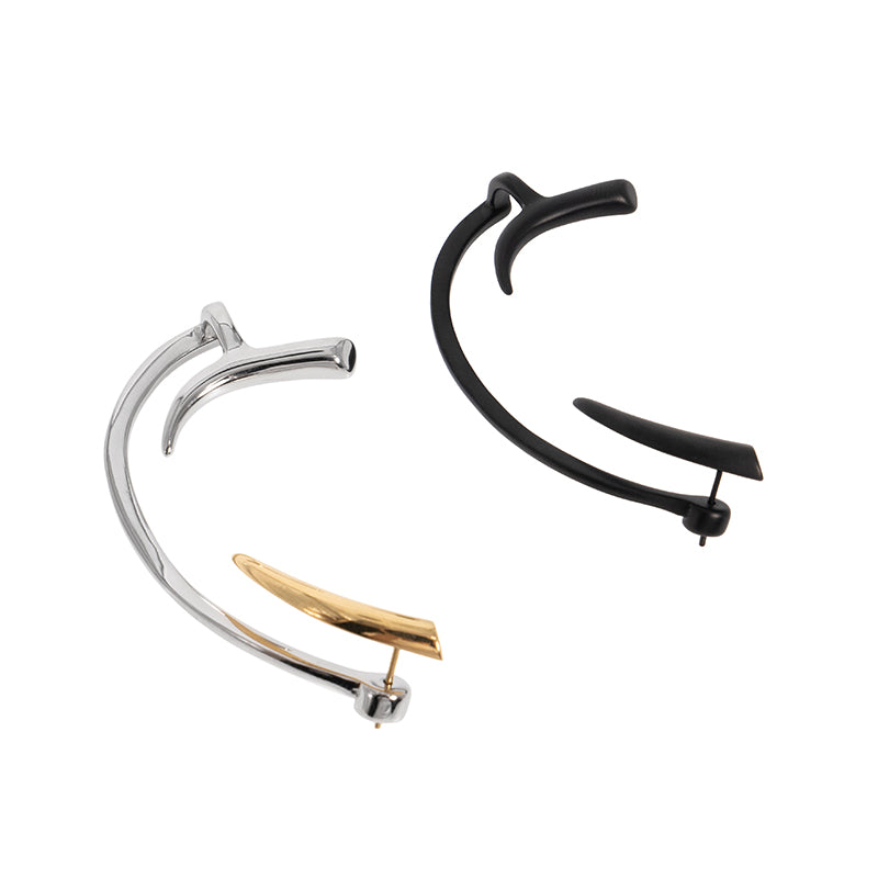 Dreamland DC mini Crescent Shape Cuff Earrings（Right）