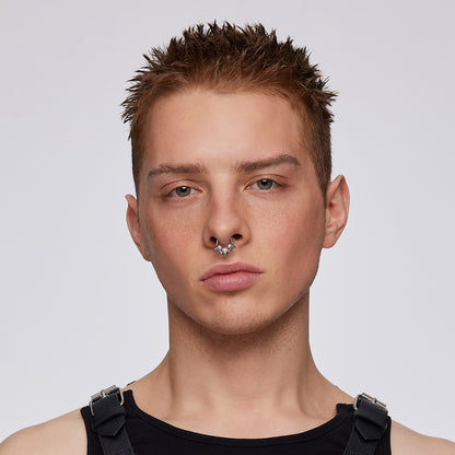 Y2B SERIES Pearl Stud Nose Ring/Ear Clip