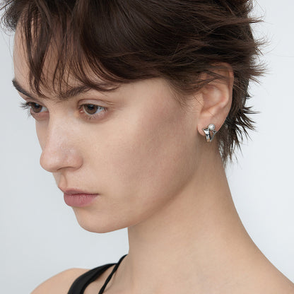 Pearl Chain Earrings