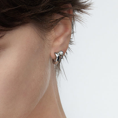 Pearl Chain Earrings