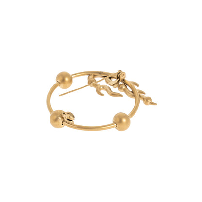 The Seven Deadly Sins- Lus Flame Shape Brooch