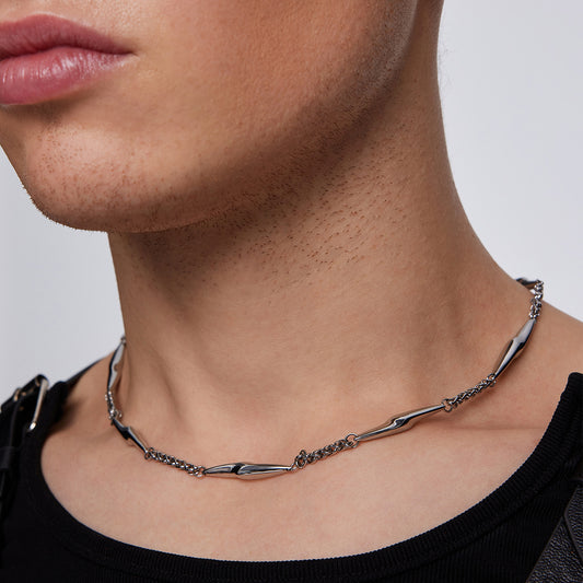 Y2B 系列闪电马赛克项链