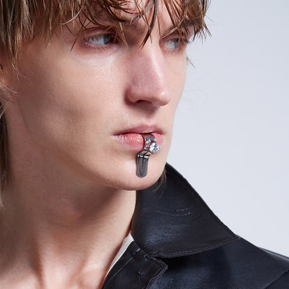 Rebellion Revolution Zircon Diamond Lip Clip