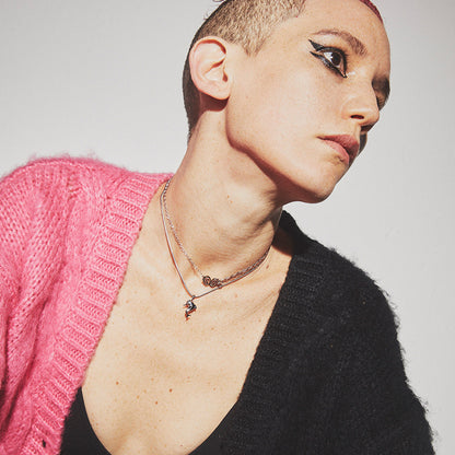 Latrinalia Layered Dolphin Chain Necklace Set