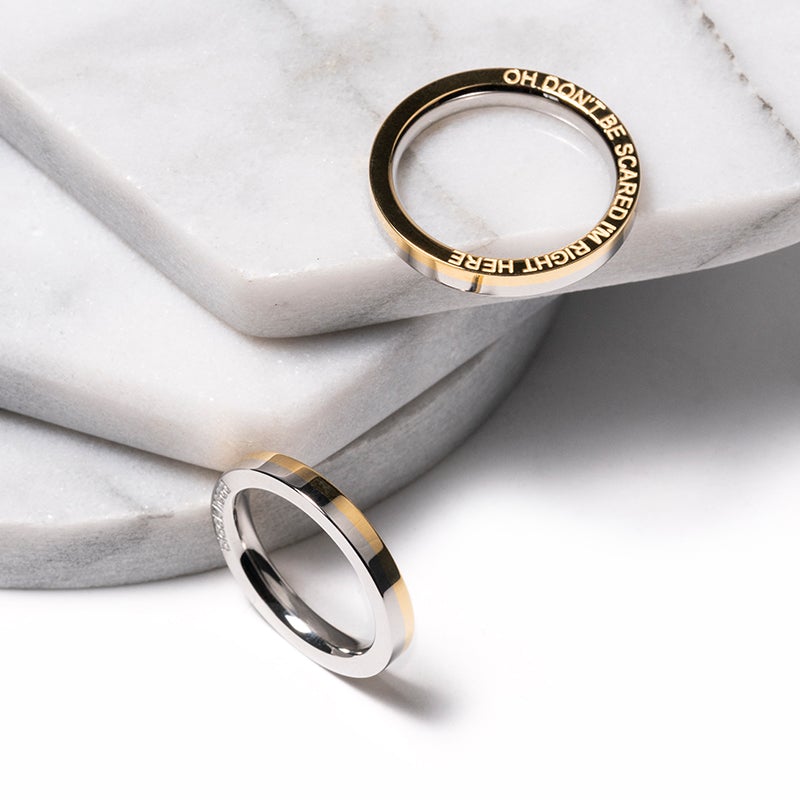 Bundle Sale Junior A Two-tone Ring Band Set