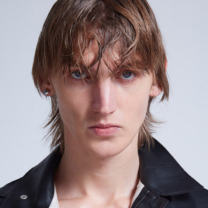 Rebellion Revolution Square Rivet Stud Earrings