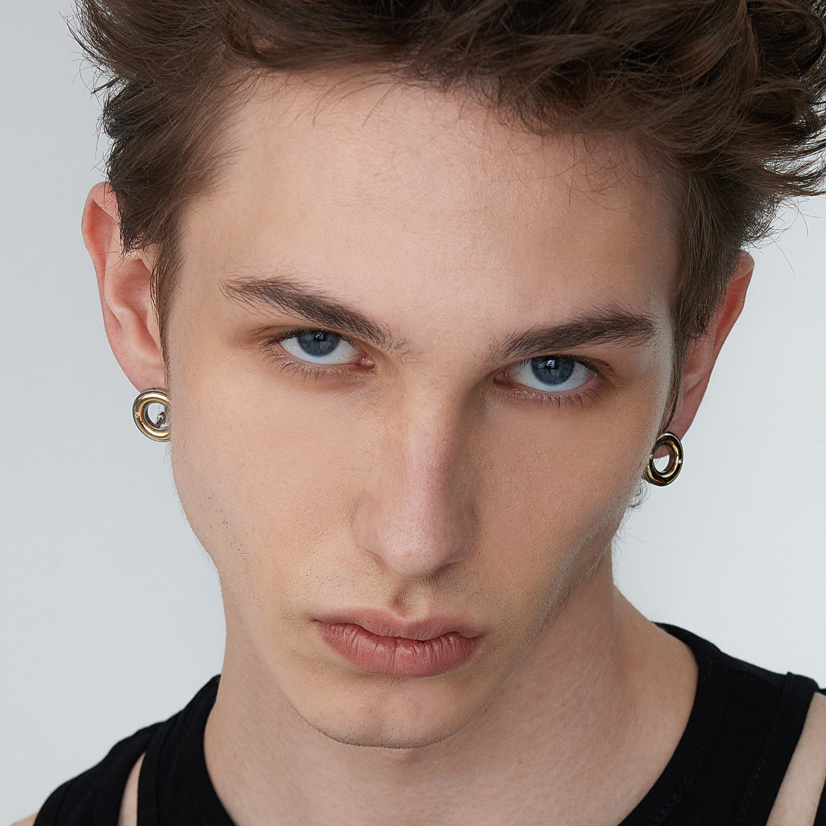 Gold and Silver Color Matching Whistle Candy Ear Clip