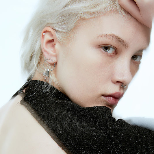 Dreamland Claw Butterfly Hoop Earrings