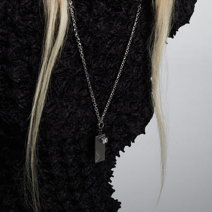 De Profundis Love Letter Charm Chain Necklace