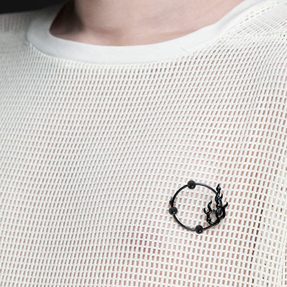 The Seven Deadly Sins- Lus Flame Shape Brooch