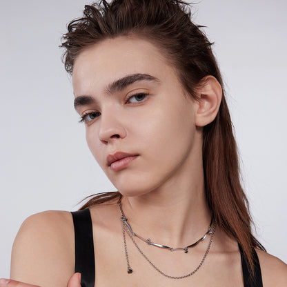 APOCALYPSE SPIKE PULL NECKLACE