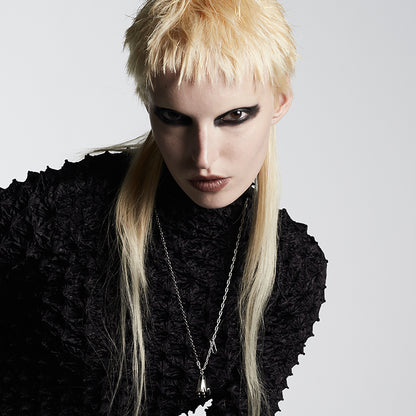 Chaos Edits Ghost Face Santa Clause Necklace