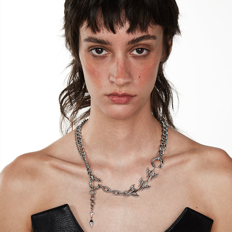 EDEN Three-dimensional Snake Bone Decorative Detachable Necklace/Bracelet/Earrings