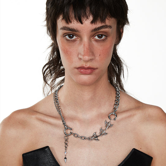 EDEN Three-dimensional Snake Bone Decorative Detachable Necklace/Bracelet/Earrings