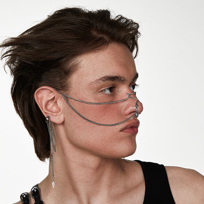 EDEN  Three-dimensional star Earring / Face Jewelry Set