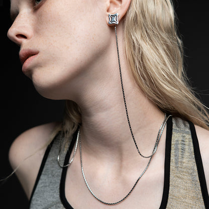 The Seven Deadly Sins-Wrath Stud Earrings & Necklace Set