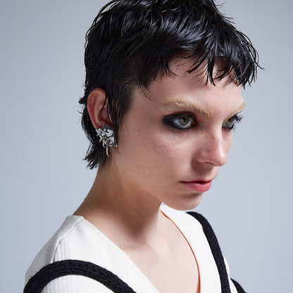 Rebellion Revolution Punk Style Ear Shaped Cuff Earring