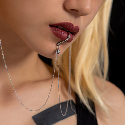 Kitam Club Lip's Rings & Cilps/Earring Set