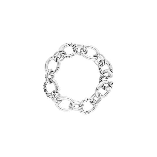 New World Round Chain Link Bracelet