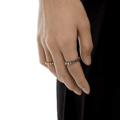Teddy Girl Cut-Out Slogan Ring