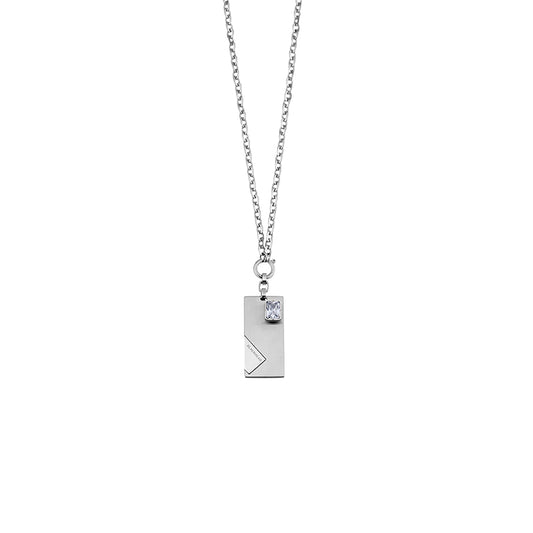 De Profundis Love Letter Charm Chain Necklace