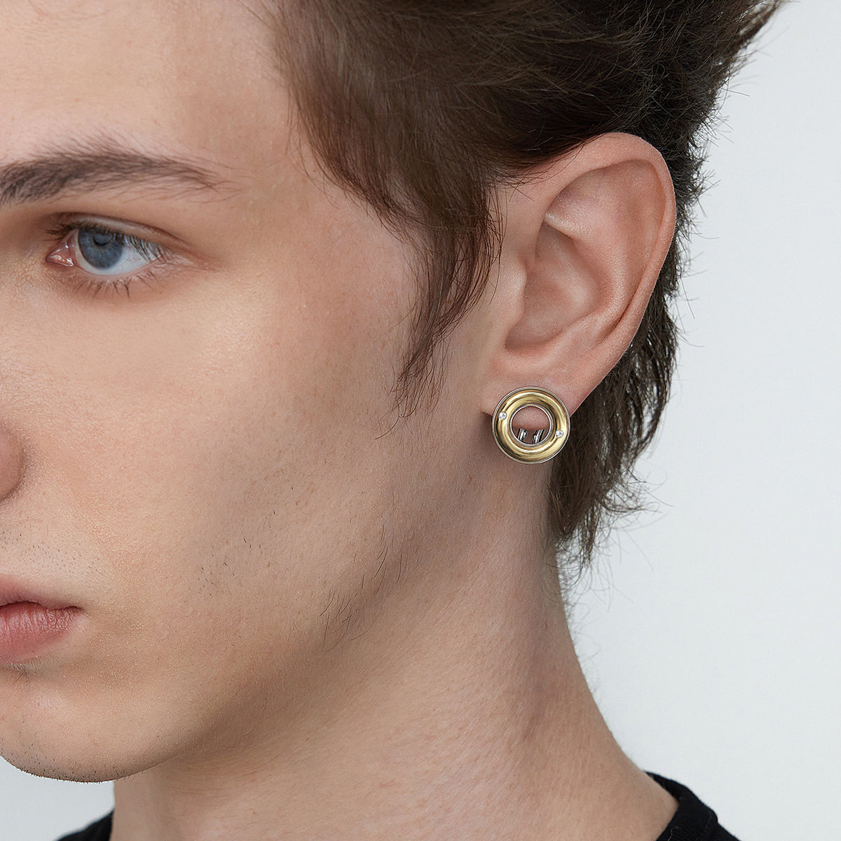 Gold and Silver Color Matching Whistle Candy Ear Clip