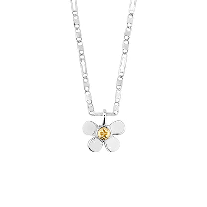 Mechanical Garden 2.0 Flowers Bicolor Necklace