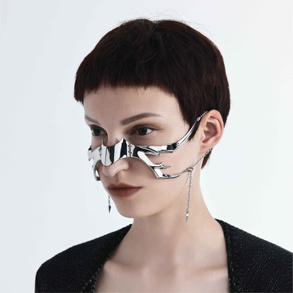 Intrusion Alien Face Jewelry/Earring Set