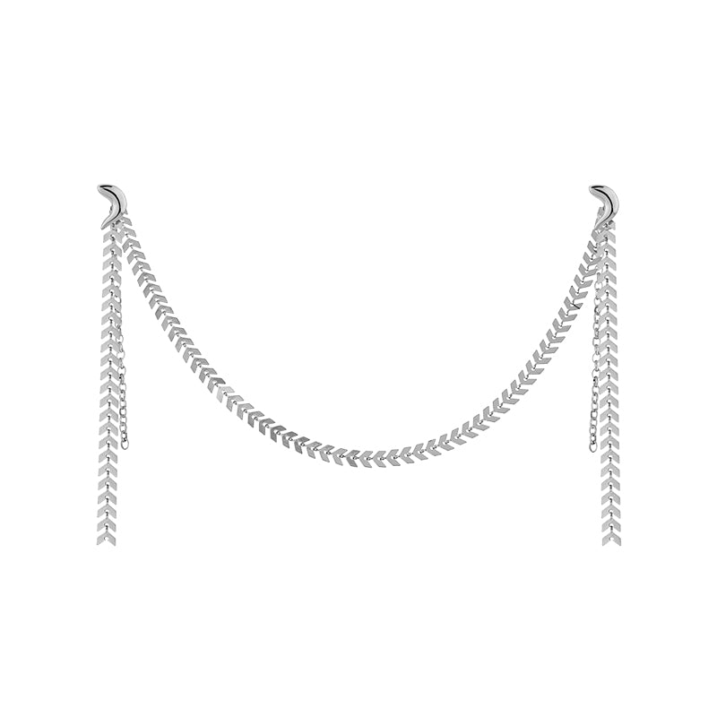 Les Fleurs du mal Face Jewelry/ Earring Set