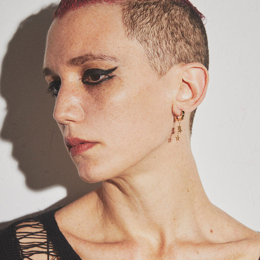 Latrinalia 摇滚明星吊坠耳环