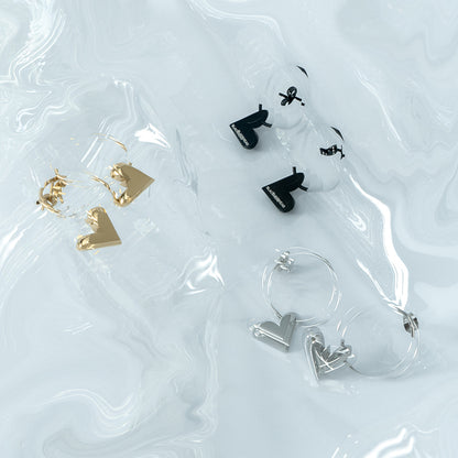 Dreamland Claw Butterfly Hoop Earrings