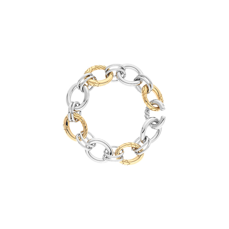 New World Round Chain Link Bracelet
