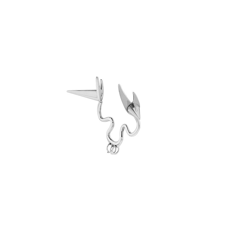 Rebellion Revolution Punk Rivet Nose Ring Cuff