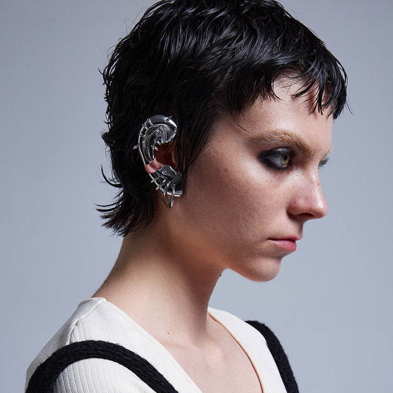 Rebellion Revolution Punk Style Ear Shaped Cuff Earring