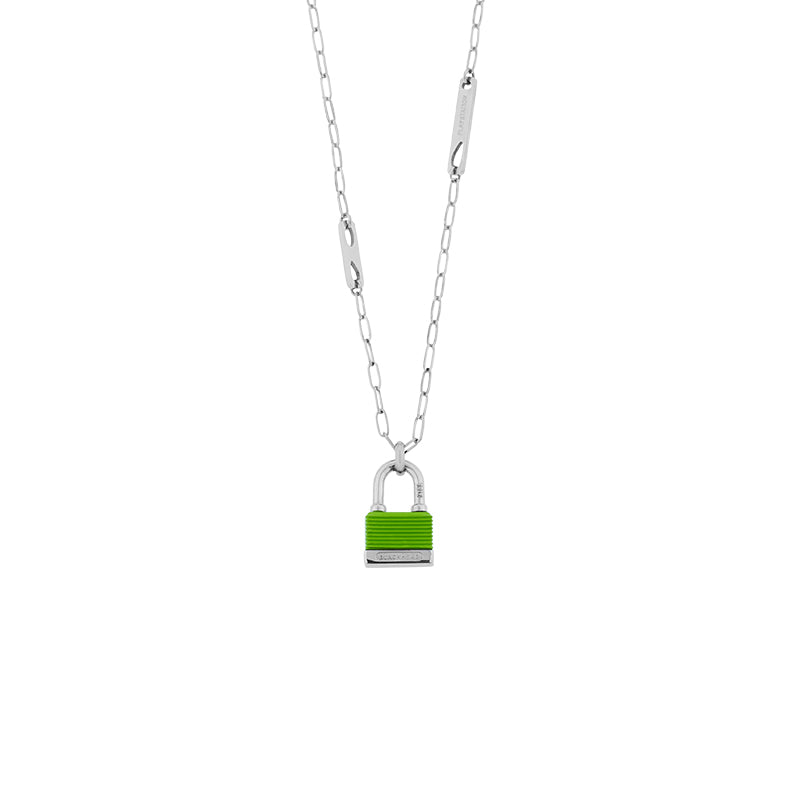 Hardware PlayStation Lock Pendant Long Chain Necklace
