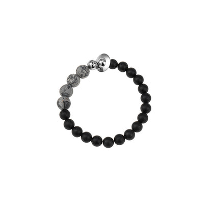 Georgium Sidus Planet Shape Agate Bracelet