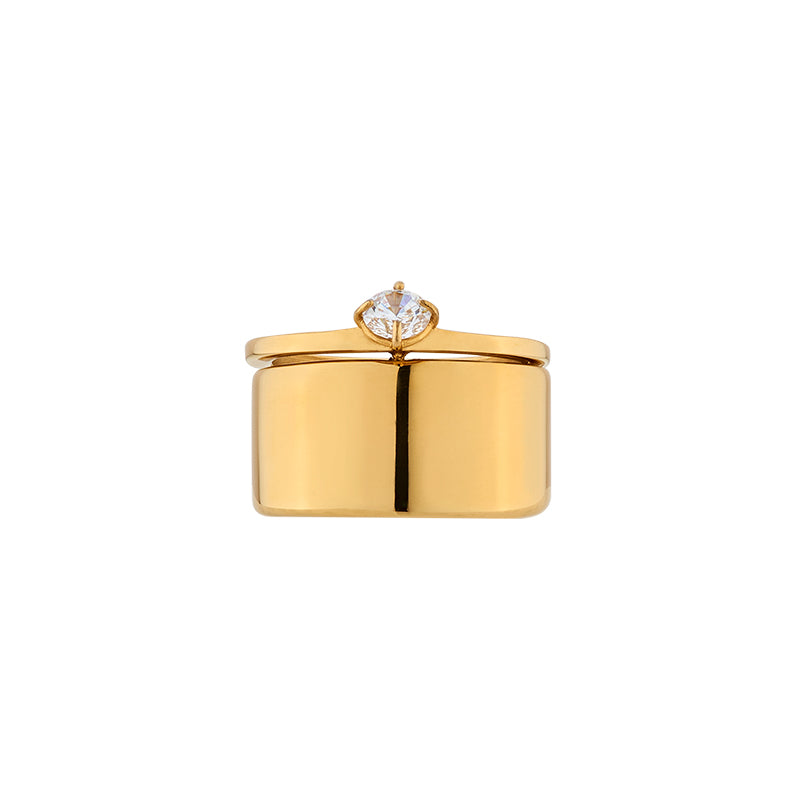 Killer Bunny Crystal Decor Ring