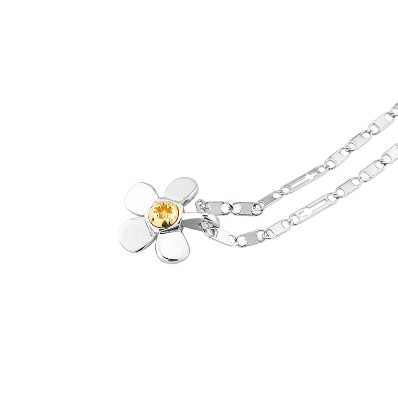 Mechanical Garden 2.0 Flowers Bicolor Necklace