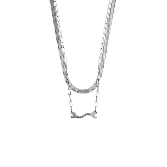 Hardware PlayStation Wrench Pendant Snake Chain Necklace Set