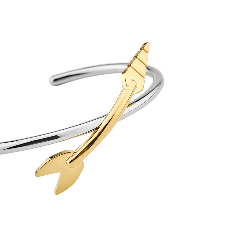 Killer Bunny Bicolor Arrow Cross Bangle