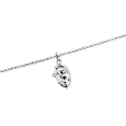 Rebellion Revolution Punk Style Pierced Ear Charm Necklace
