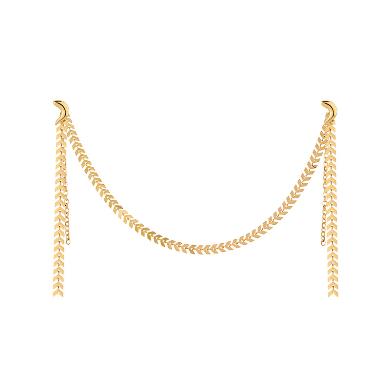 Les Fleurs du mal Face Jewelry/ Earring Set