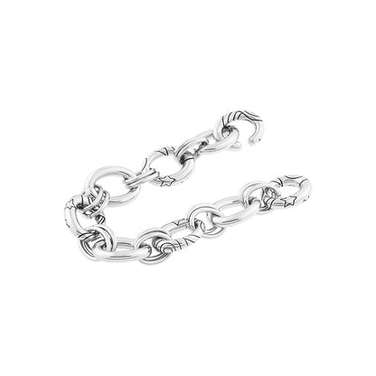 New World Round Chain Link Bracelet